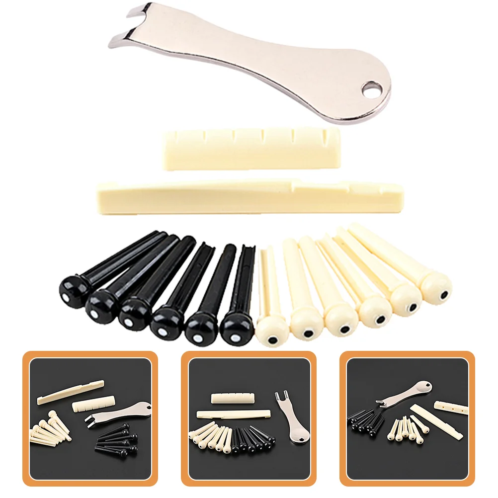 

Pillow String Nail Guitar Peg Bridge Pin Fixing Pegs Accessories Plastic Puller for Guitars Acoustic Electric