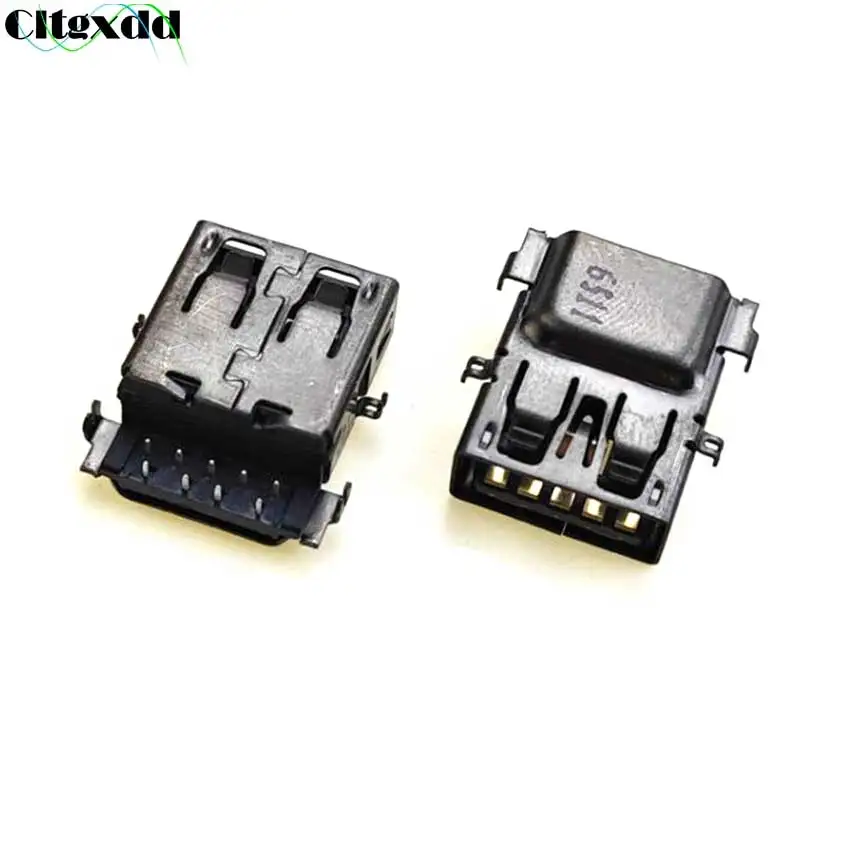 cltgxdd 1Piece USB 3.0 jack connector 9 pin female socket suitable for Lenovo Acer Asus laptop motherboard 3.0 interface USB etc