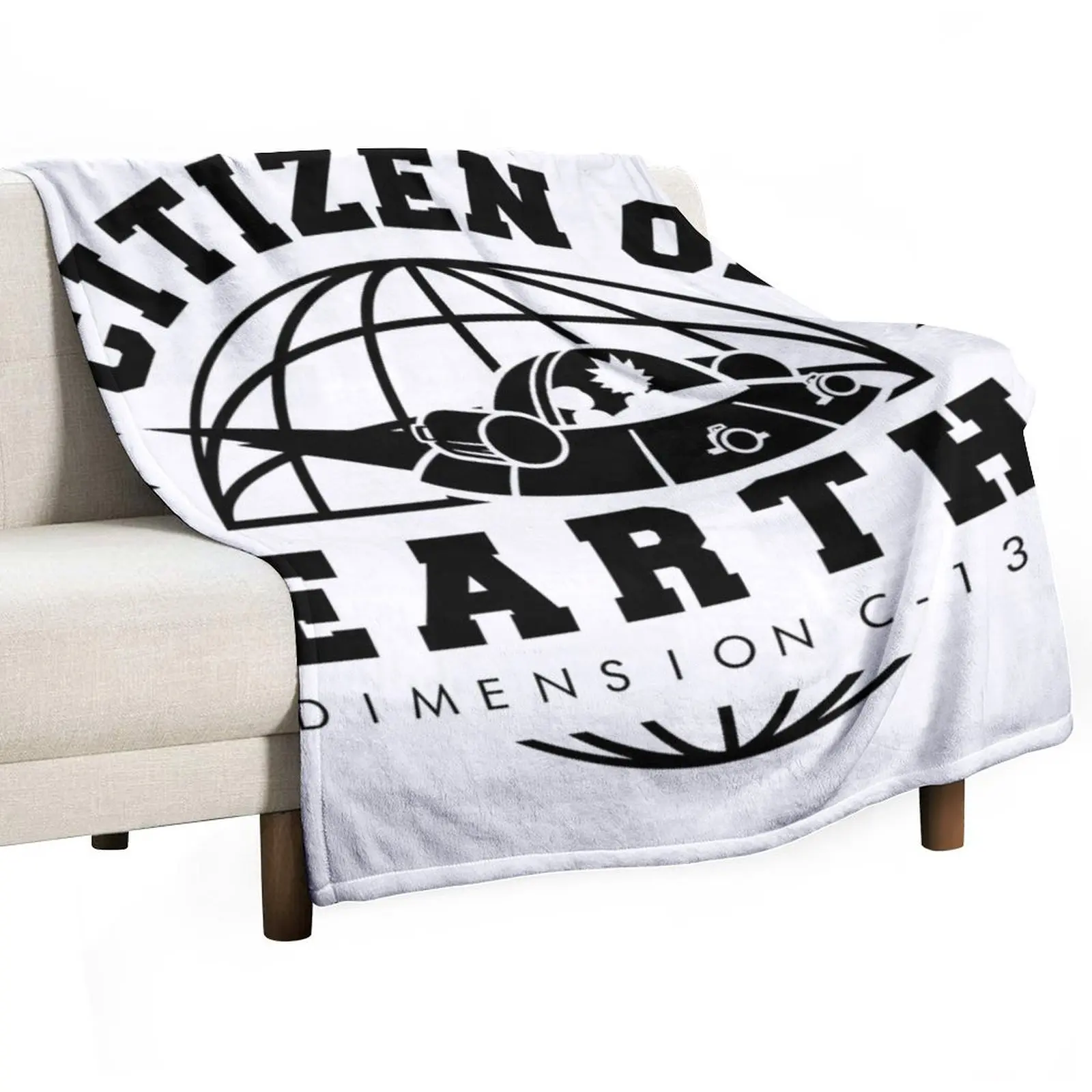 Earth Dimension C-137 Throw Blanket Nap Bed Blankets