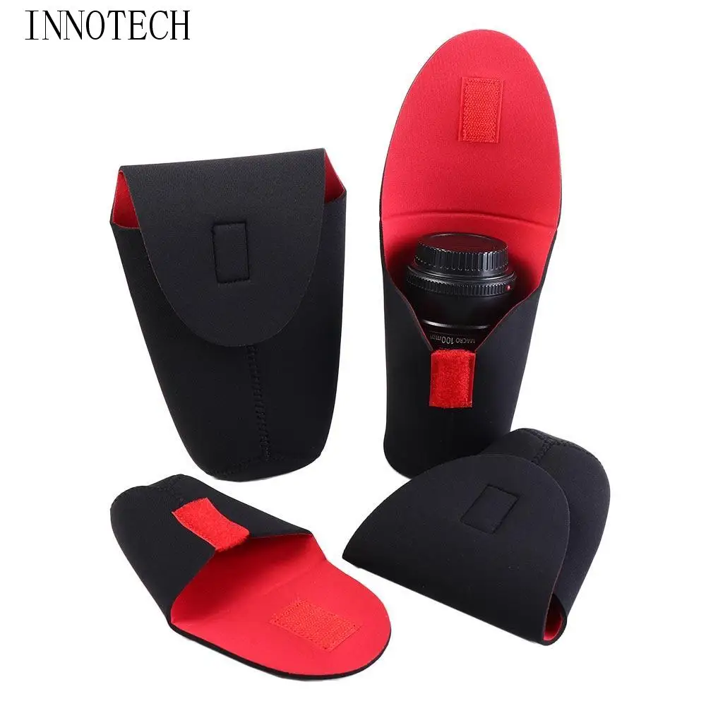 

Neoprene Camera Lens Pouch Bag Waterproof Thickening DSLR Camera Lens Bag S/M/L/XL/XXL Soft Neoprene Paste Lens
