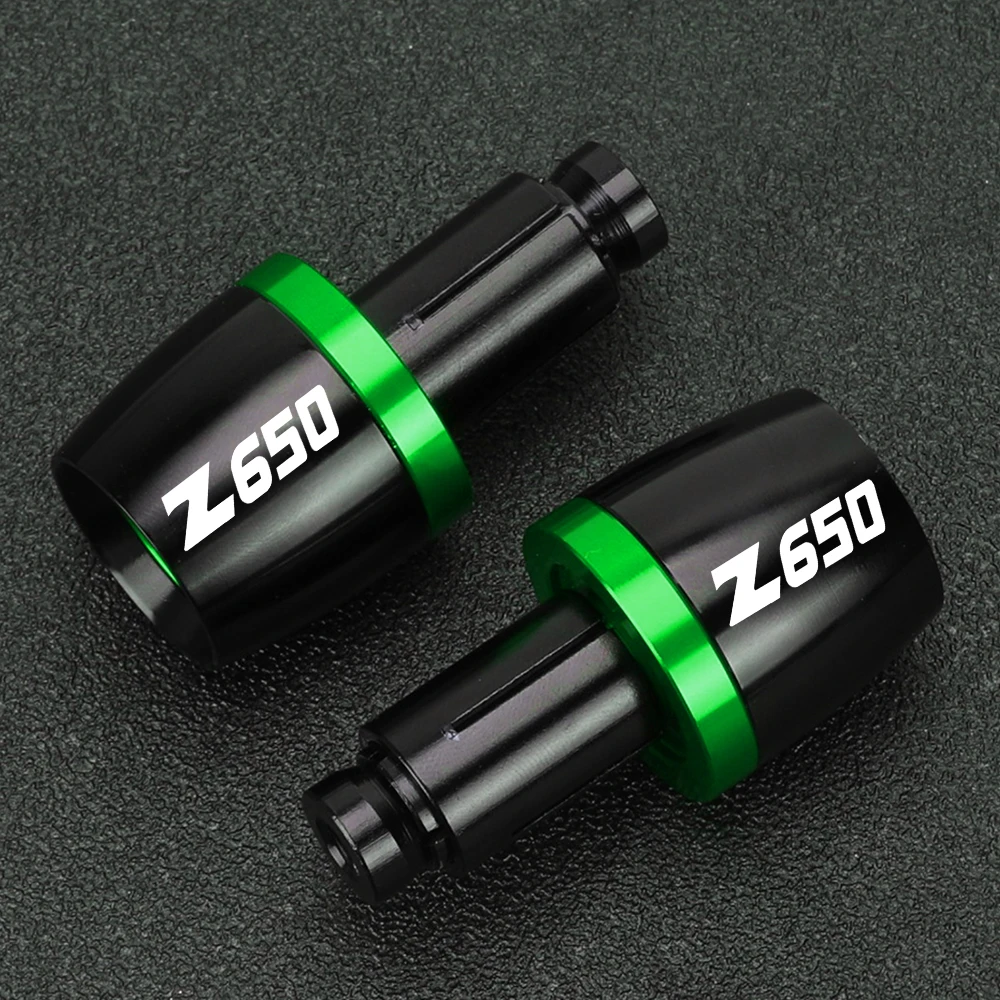 

For Kawasaki Z650 Z 650 2016-2019 2020 2021 2022 2023 2024 Motorcycle Accessories Handlebar Grips Slider Cap Plug Hand Bar Ends