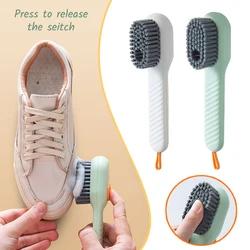 Multifunction Automatic Soap Liquid Adding Shoe Brush Soft-bristled Clothes Brush Clothing Board Brush Soap Dispenser Brush