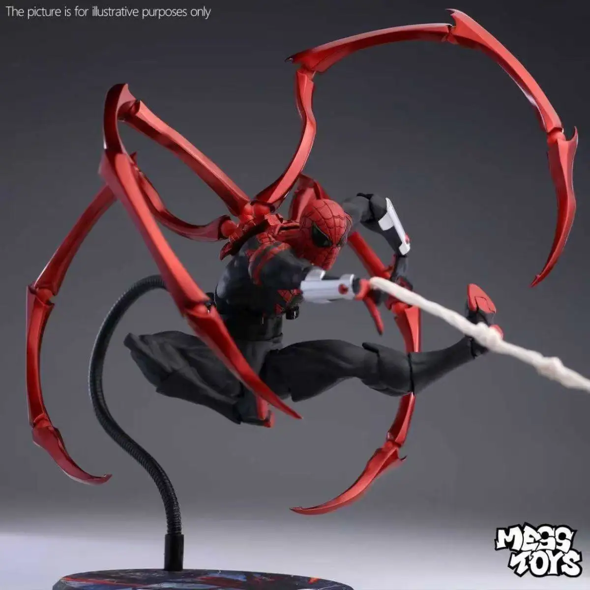 mess-toys-superior-spider-man-doc-ock-articulated-action-figure-ultimate-spider-man-model