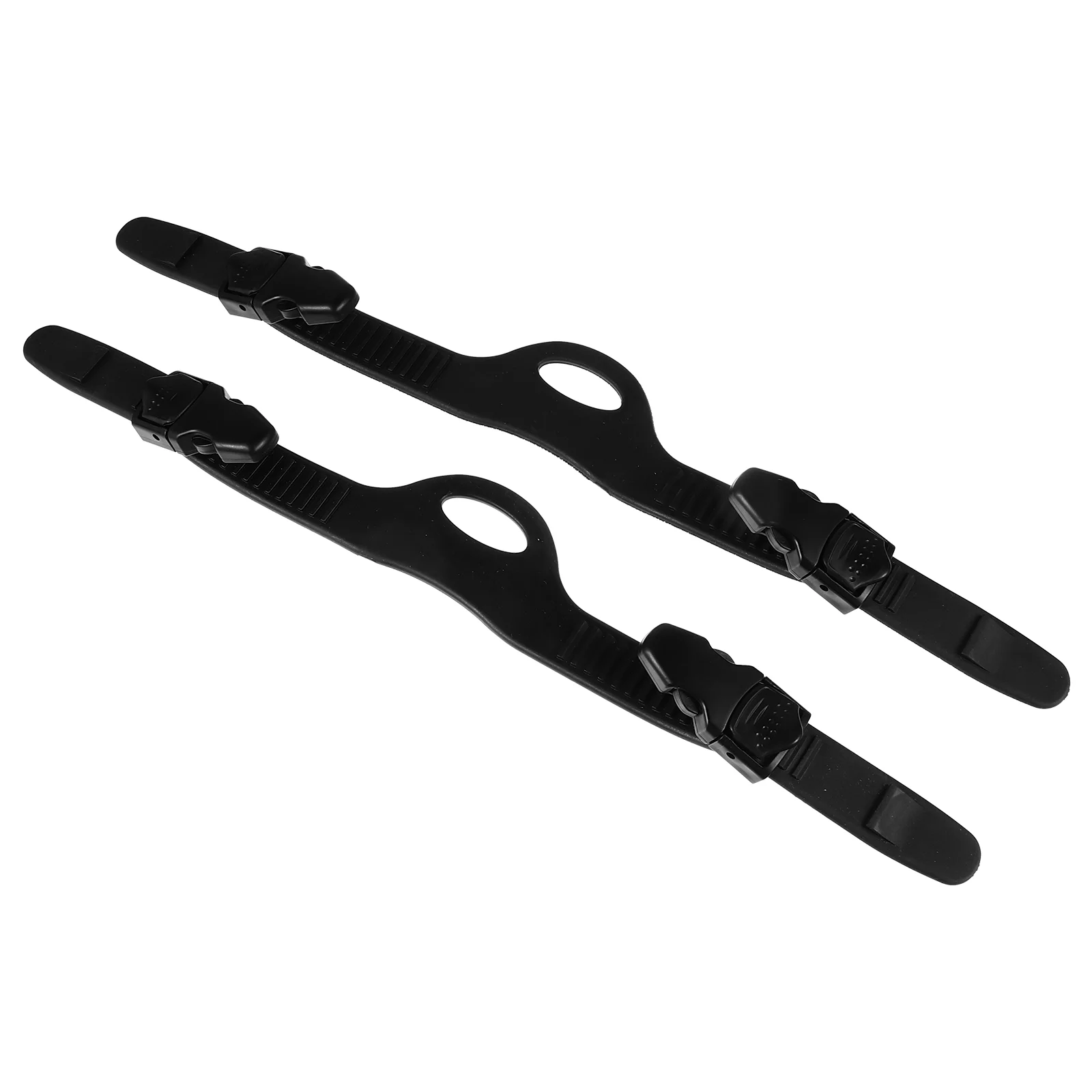 

2 Pcs Flipper Strap Diving Replacement Scuba Fins Replaceable Belts for Spring Anti-skid with Buckles