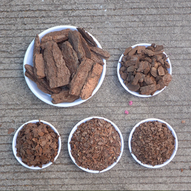 500g Natural Pine Bark Blocks Potted Plants Cultivate Special Bark Materials Soil Mix/pot Paving/landscape Decoration Supplies