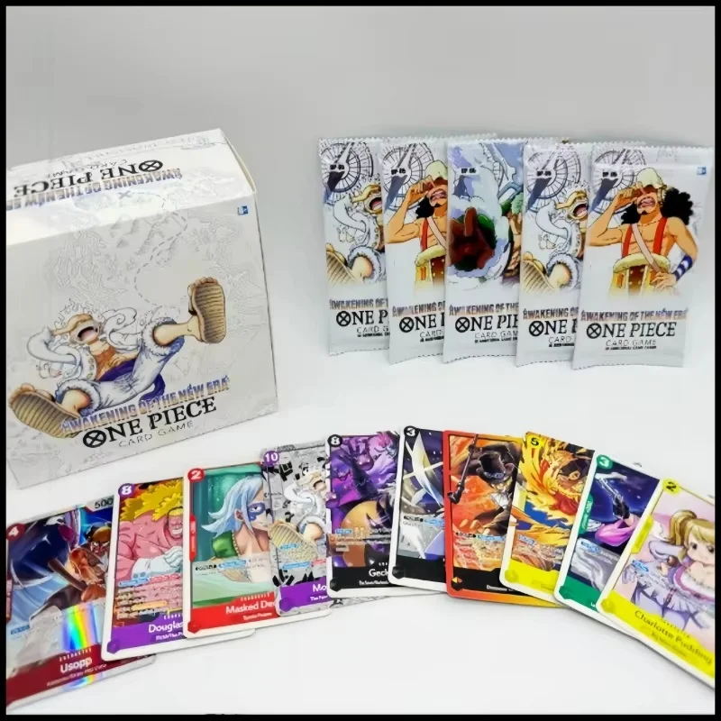 Nuevo en Stock: Caja de 300 Cartas One Piece - Nueva Colección Awakening Of The New Era TCG Battle Booster, Regalos de Cumpleaños