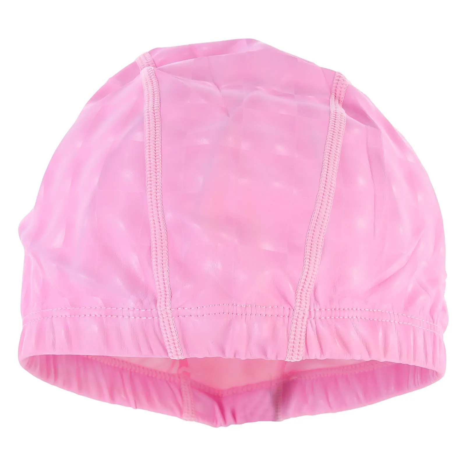 

Adult Swim Hat Waterproof Elastic PU Swimming Cap for Long Hair Indoor Outdoor Protector Swimming Caps