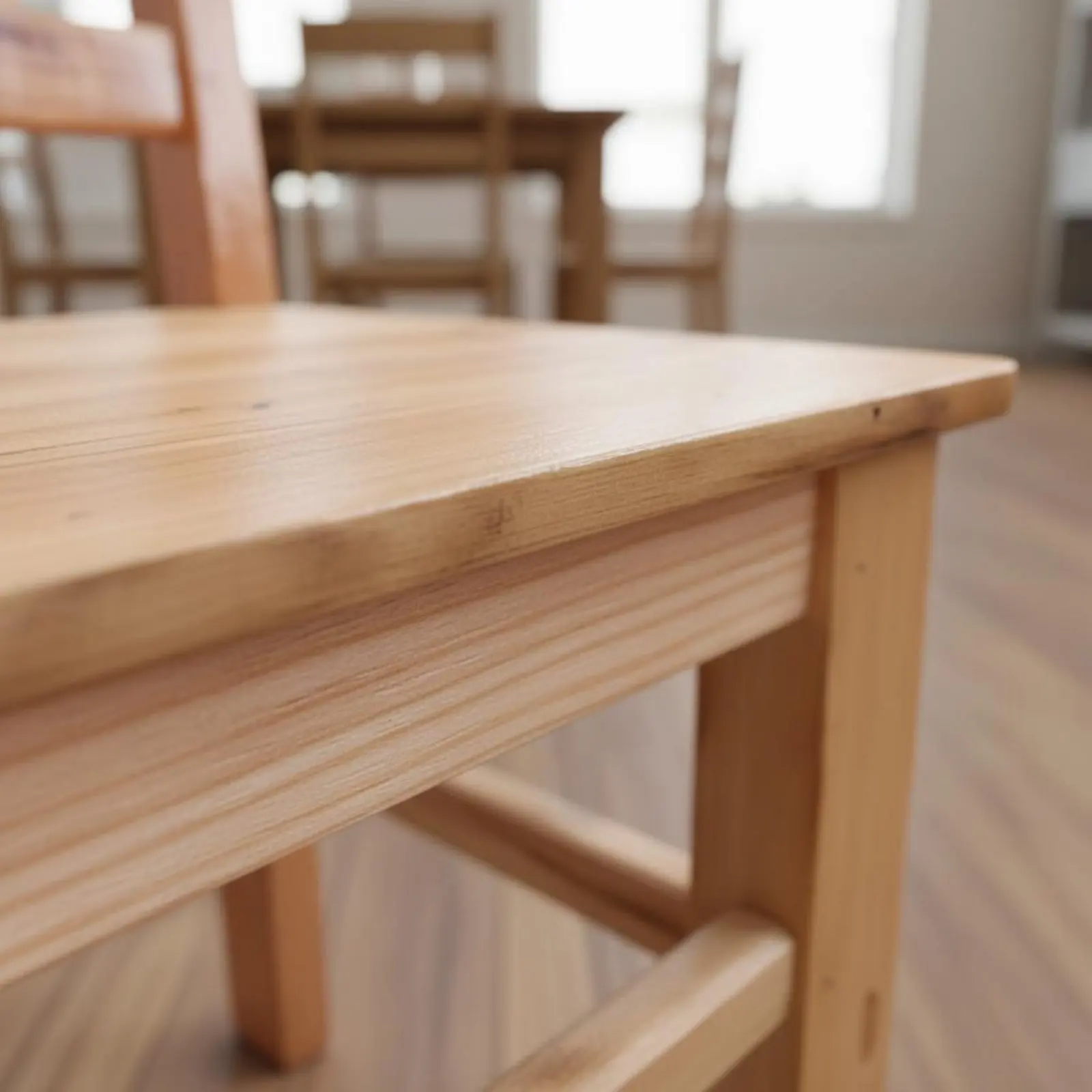 Sturdy Wood Backrest Chair Versatile Small Wooden Stool Kids Wooden Chair Mortise and Tenon Joint Household Furniture