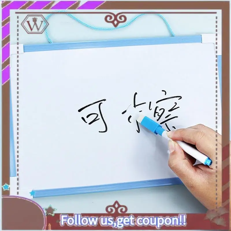 

ABBG-Small Whiteboard Double-Sided Writing Can Be Wiped Children's Painting Graffiti Office Notes Dry Erase Message Board Plasti