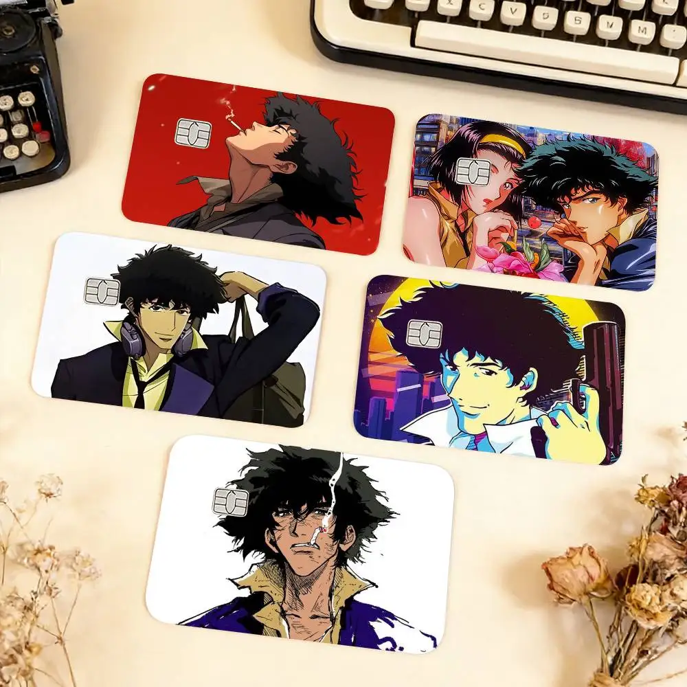 

C-Cowboy Spike Bebop Spiegel Waterproof Film Skin Cover Credit Card Stickers Debit Front Bank Bus Pass
