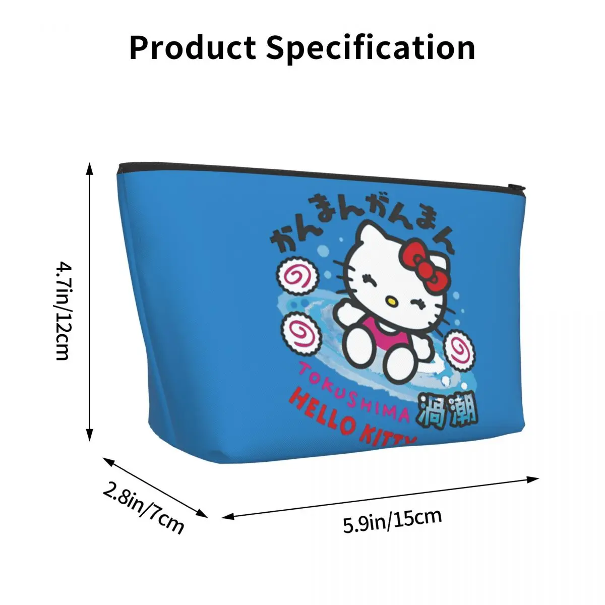 منظمات تخزين مطبوعة على شكل قطة لطيفة من هالو كيتي للأزواج من أجل الضروريات حقيبة مكياج جرافيك يومية محمولة حقائب مستحضرات التجميل اللطيفة