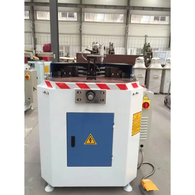 Synchronous Corner Crimping Machine with PLC Engine Gearbox Pump for Aluminum Window Frames Easy Operation 380V 4KW