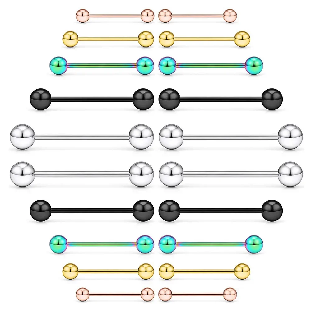 6 قطعة 16 جرام الصناعية الحديد الغضروف القرط هيئة ثقب المجوهرات 28 مللي متر 32 مللي متر 35 مللي متر 38 مللي متر 40 مللي متر #6