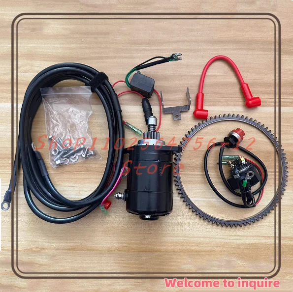 

Marine Electric Starter Kit Applicable Mercury Dongfa 2002/26/27/28/29/30 To Switch To Electric Starter