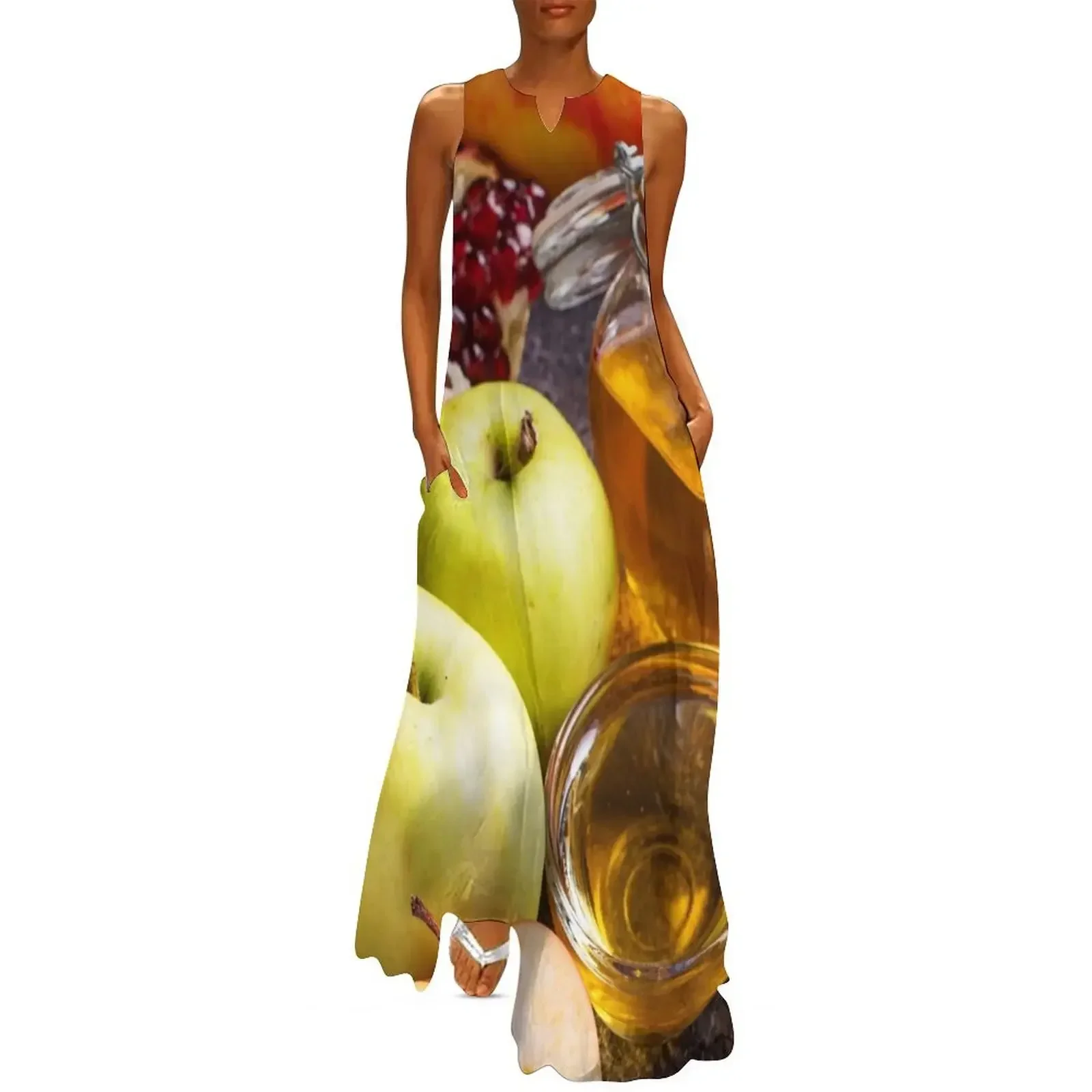 

Rosh Hashana Symbols Long Dress long dress women clothes for women dresses ladies 2025 summer women clothes Dress