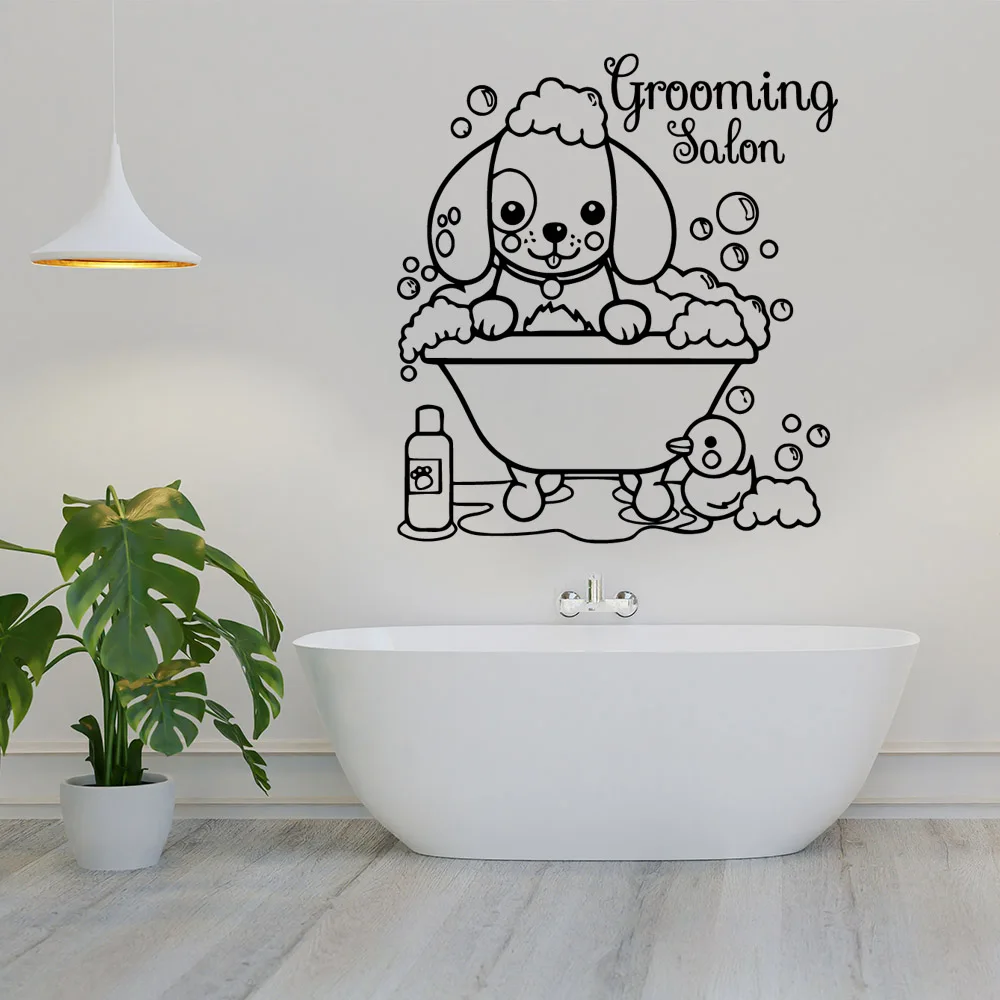 Cartoon Pet dog Wall Stickers Decorative Sticker Home Decor For Kids Rooms Decoration Decal Creative Stickers