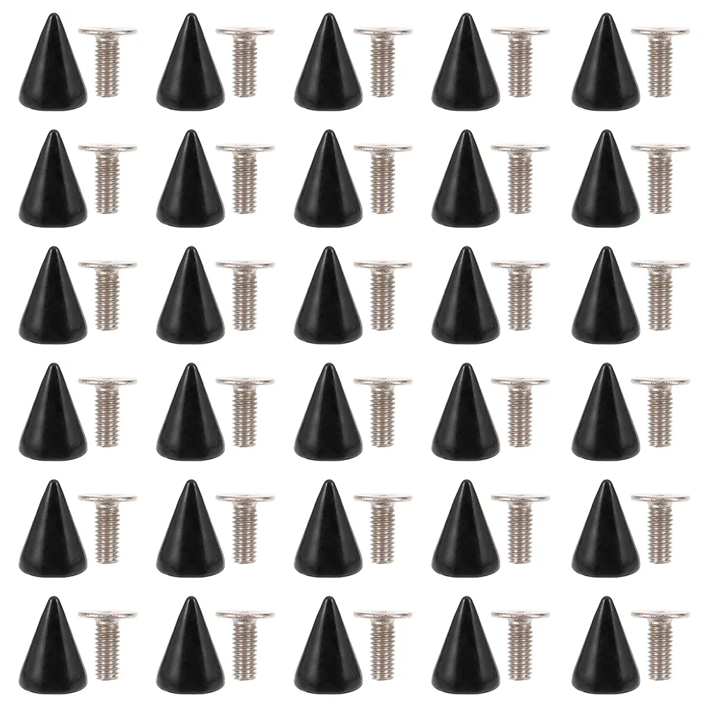 

50 Pcs Clothing Decoration Cone Clothes Rivets Unique Metal Handmade Decorative DIY Spikes Accessories Man Punk