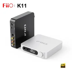 FiiO K11 HiFi Balanced Decoder Headphone Amplifier USB DAC AMP Hi-Res Audio 1400mW Power 384kHz/24Bit DSD256 4.4MM 6.5MM RCA Co