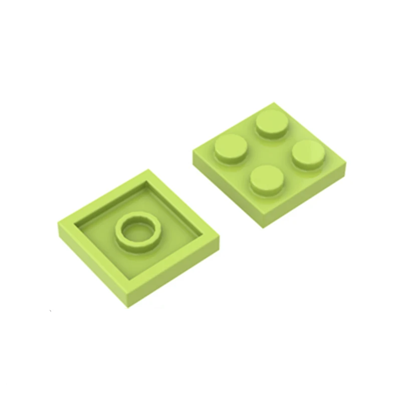 80pcs Plate 2x2 Dots Muilt-Colored Compatible with 3022 94148 Self-Locking Bricks Building Blocks Toys Accessories