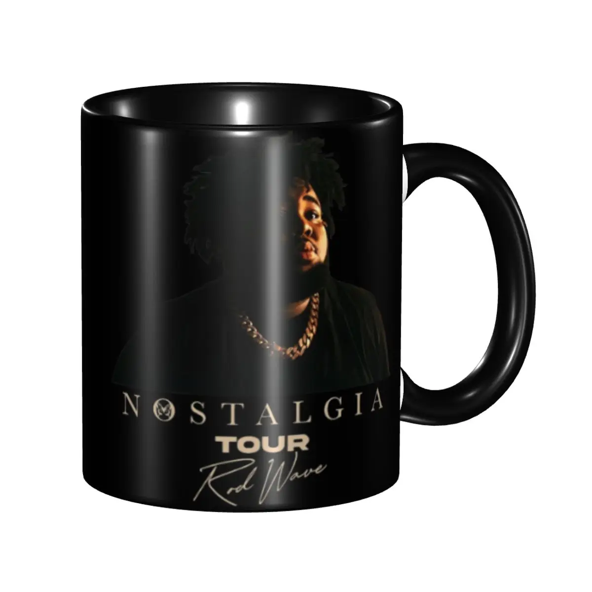 Rod Wave Nostalgia Tour Rap Mugs Funny Hip Hop Concert Coffee Cup Gift For Woman Man