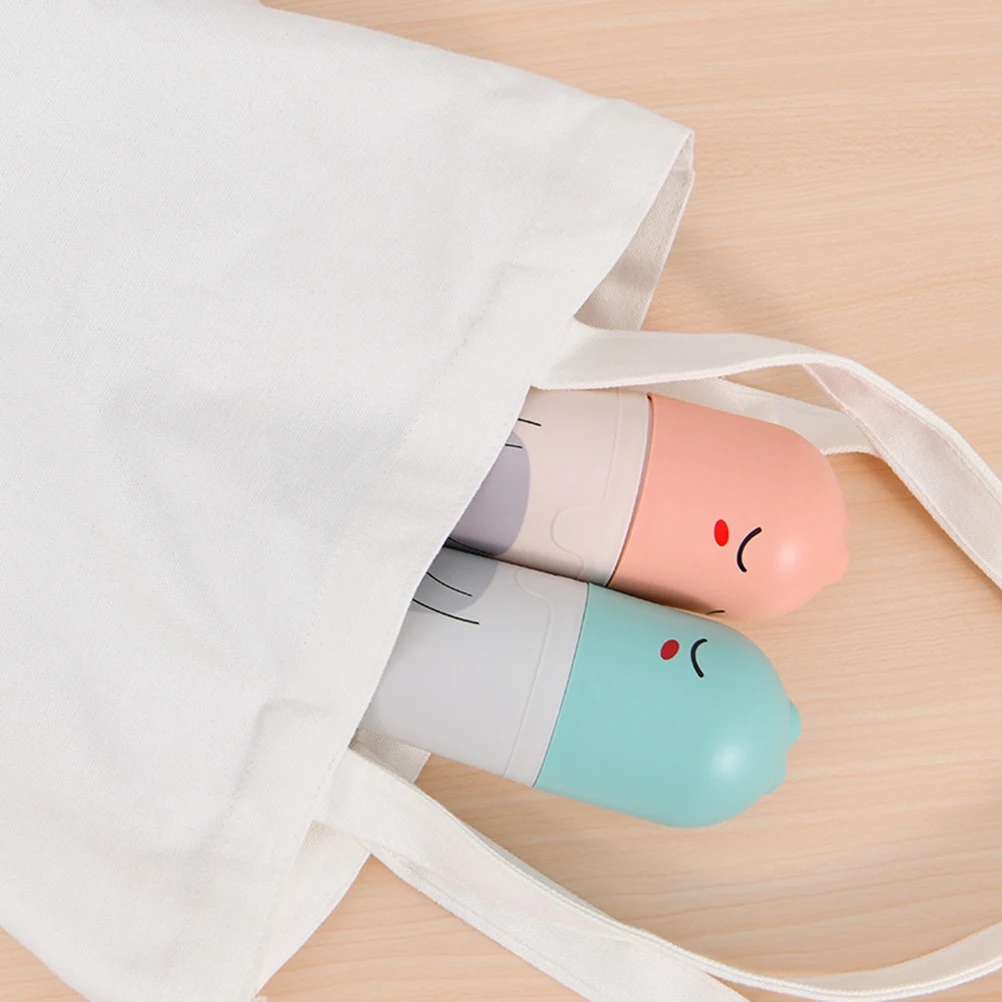 2 قطعة صندوق فرشاة الأسنان المحمولة حامل فرشاة الأسنان الغبار للسفر المنزل استخدام مادة ممتازة يمنع تشوه الفرشاة سهلة ل