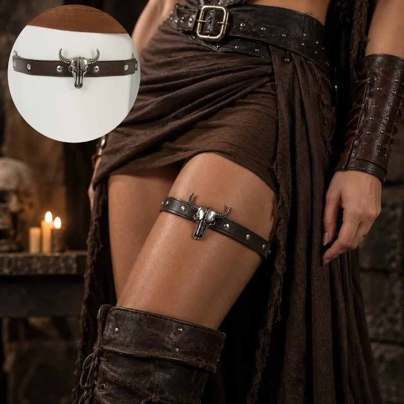 Cowboy Wilderness Style Leg Accessories, Halloween Cosplay Party Photo Shoot Hot Outfit Accessories