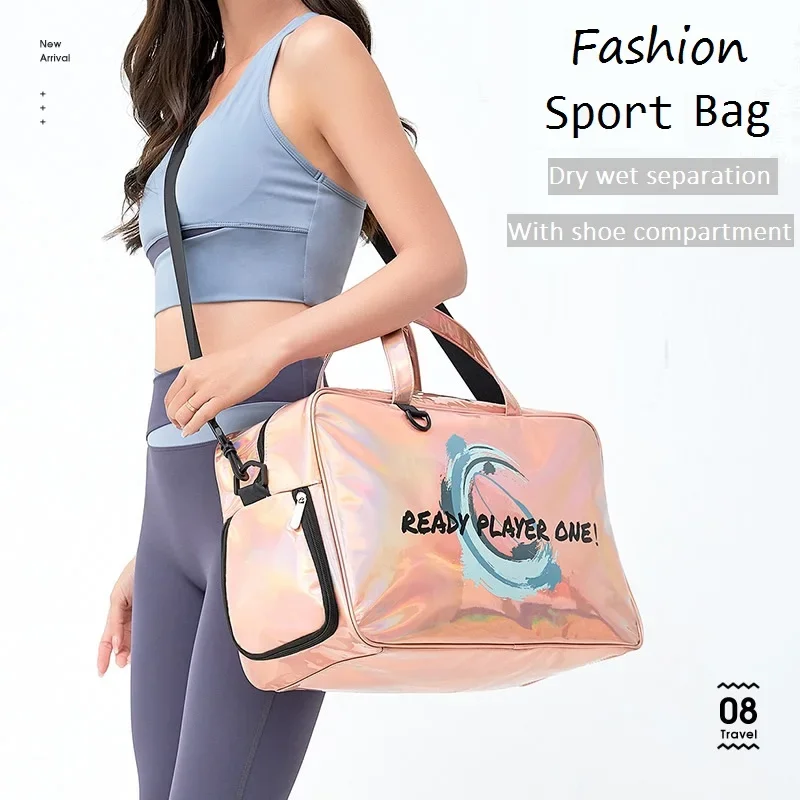 Swimming Bag Wet Dry Separation Large Capacity Storage Bags Fitness Beach Yoga Travel Waterproof Portable Handbag Shoulder Bag