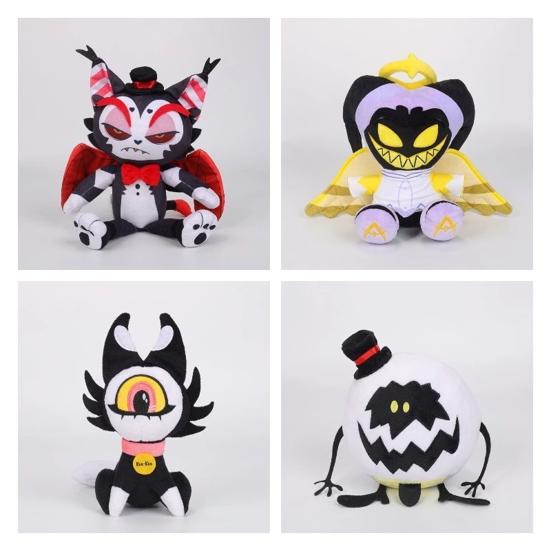 Hazbin Hotel Clown Knuffel Leuke Zachte Demon Boss Pop Voor Thuis Display Party Tafel Decor Voor Tieners Kinderen Spooky Halloween Gift