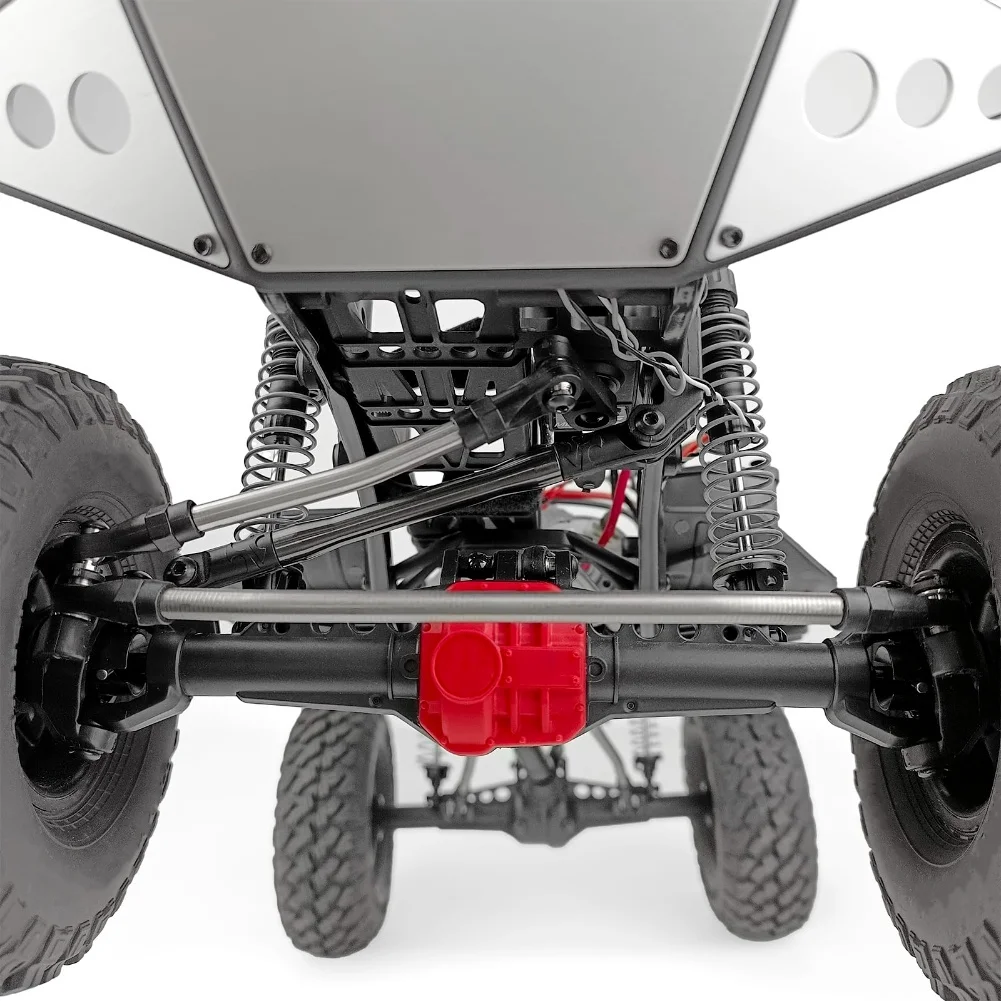 

10 шт. тяги из нержавеющей стали для радиоуправляемых гусеничных машин 110, колесная база 313 мм для лучшей подвески и стабильного вождения