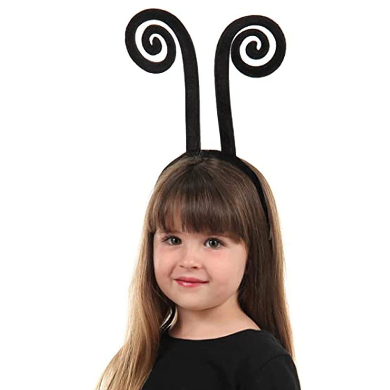 

2pcs/ Velvet Spiral Bug Insect Butterfly Antennae Headband Costume Accessory for Women Men Kids