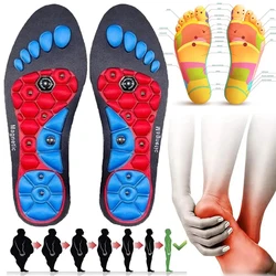 Magnetic Massage Insoles For Foot Acupressure Therapy Reflexology Relax Health Massager Arch Support Shoes Soles for Weight Loss