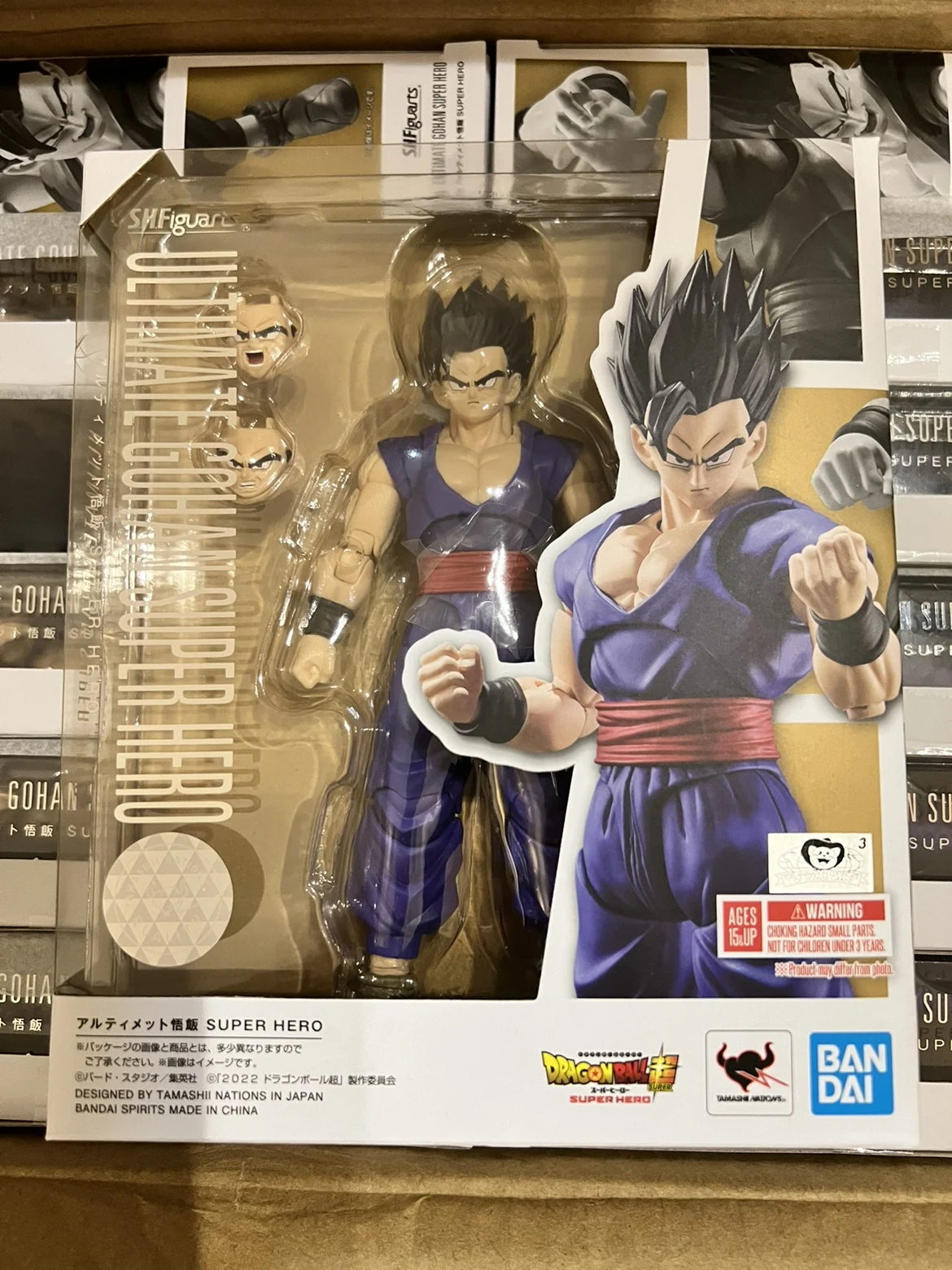 In Stock Original SHF Ultimate Gohen Gohan Super Hero Action Figure Toy Model Collection 1/12