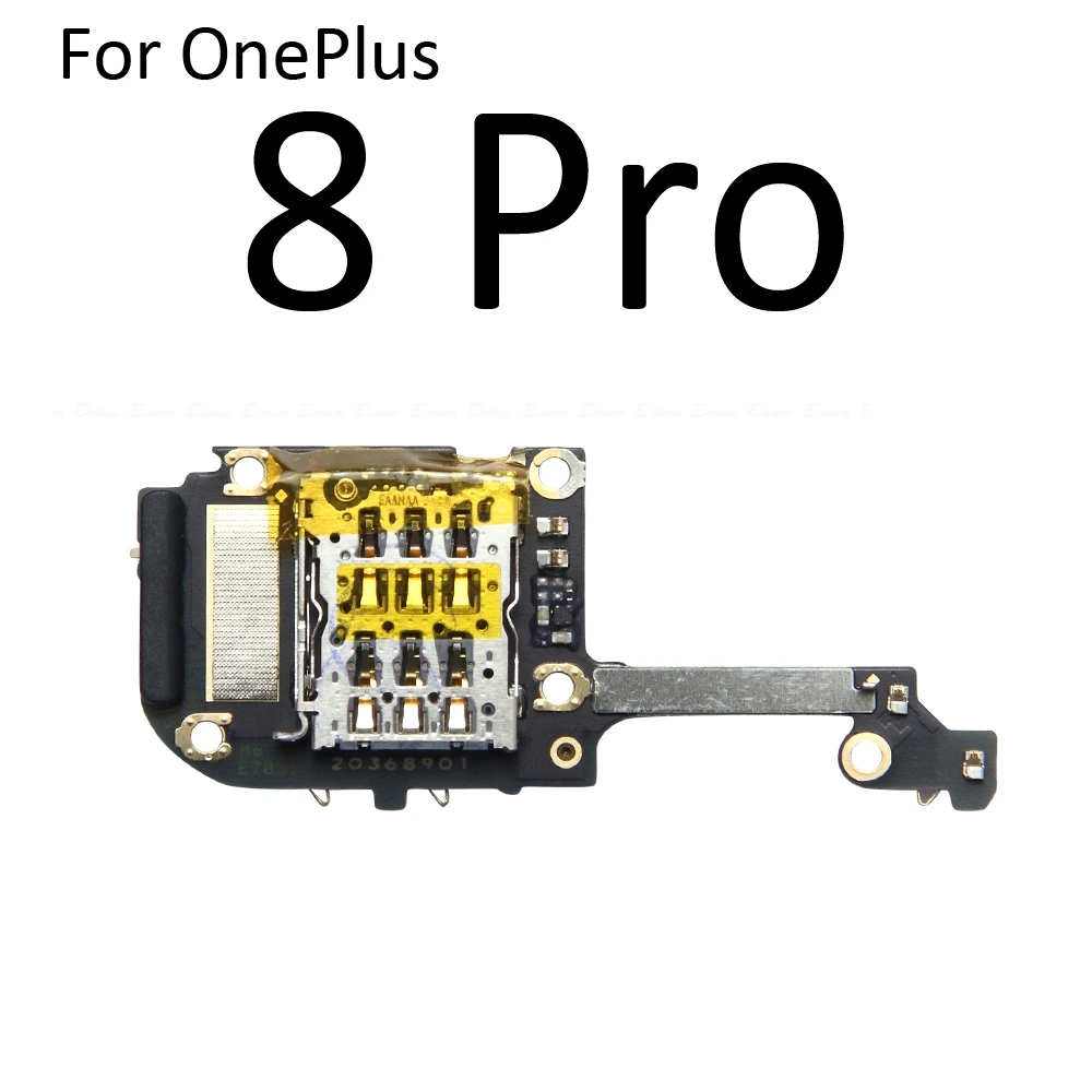 ซิมการ์ดสล็อตซ็อกเก็ตขั้วต่อไมโครโฟนสําหรับ OnePlus 7T 8T 7 8 9 10 Pro 9R 9RT เปลี่ยนชิ้นส่วน