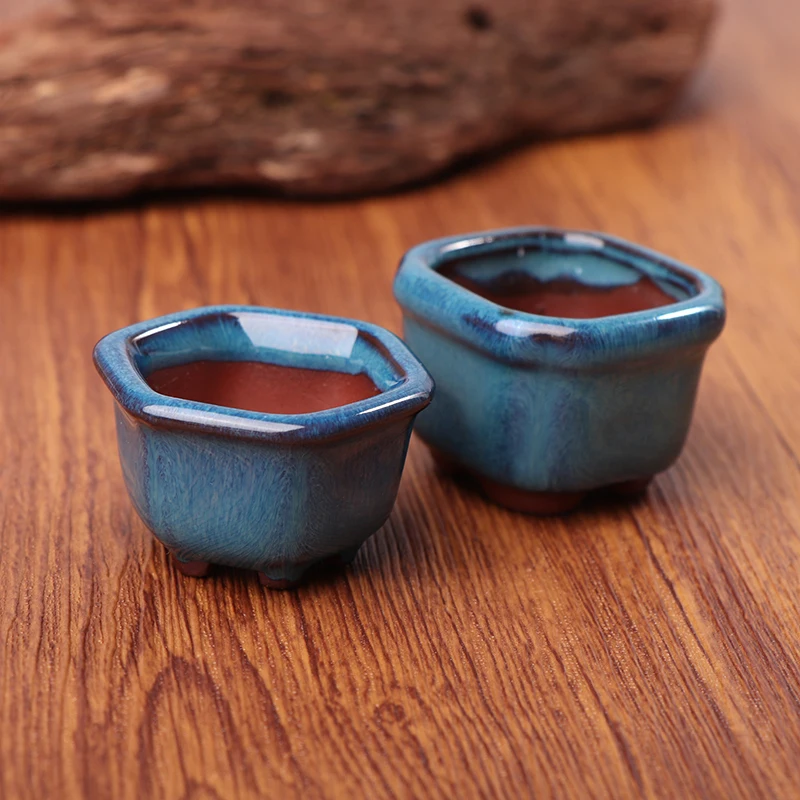 ホール付きの中国風ミニ植物,盆栽植木鉢,紫色の砂,植物ポット - Tagine Clay Pot のレビューと価格