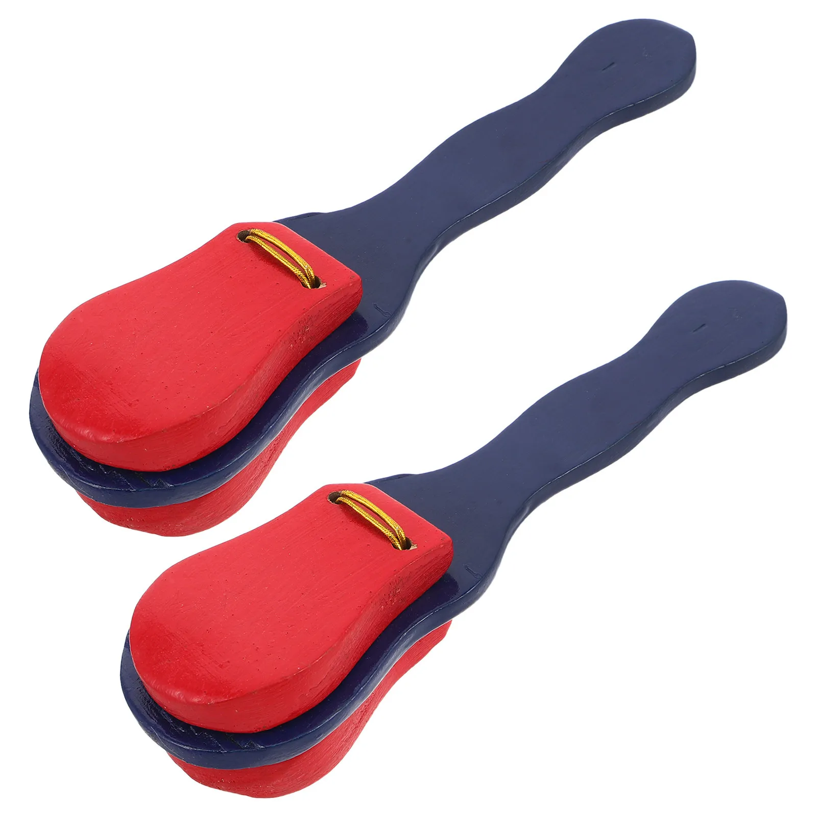 

1 Pair Wooden Castanet Clappers Kids Musical Instruments Toddlers Preschool Orff Rhythm Early Education Percussion Finger
