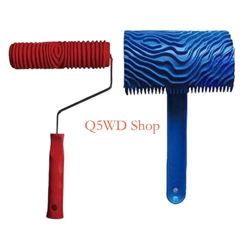 

Q5WD Rubber Texture Paint Roller Wall Painting Tool for Creating Realistic Pattern in Homes Decoration Projects