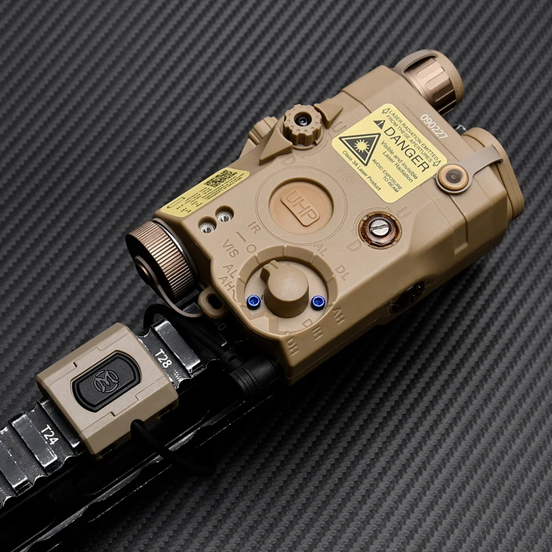 Tactical PEQ-15 LA5-C High Power PEQ15 Red Dot Laser IR Fill Light LED 2.5mm Plug For Airsoft Keymod 20mm Picatinny Rail