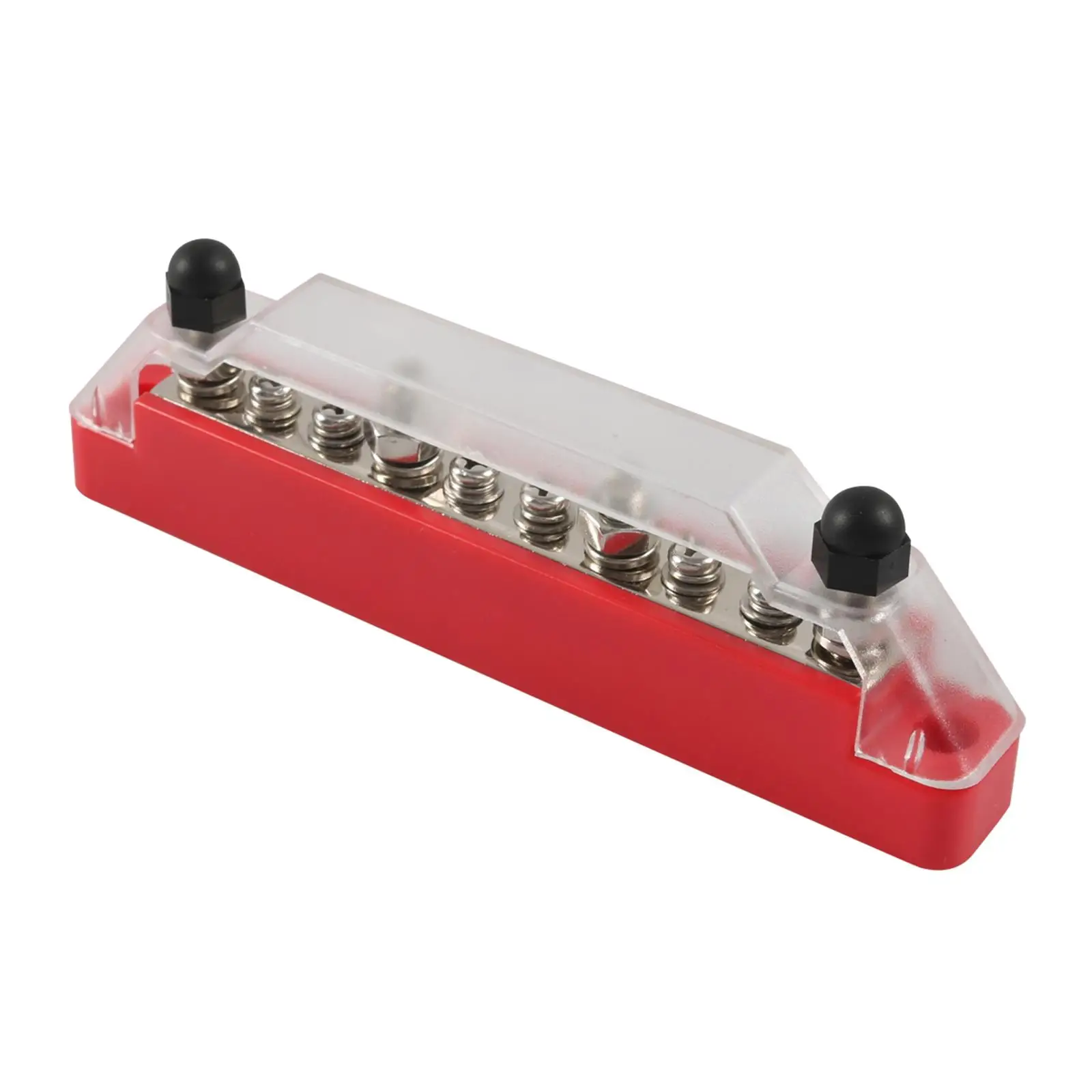 

Bus Bars Professional 30V AC 48V DC 6x M4 Terminal Screws 10 Terminal Distribution Block for Bus Boat Car RV