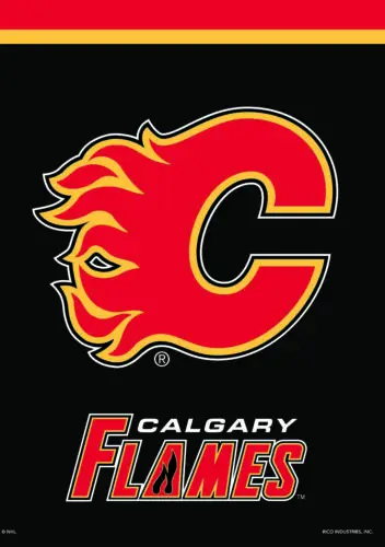 Calgary Flames Garden Flag Licensed  Briarwood Lane