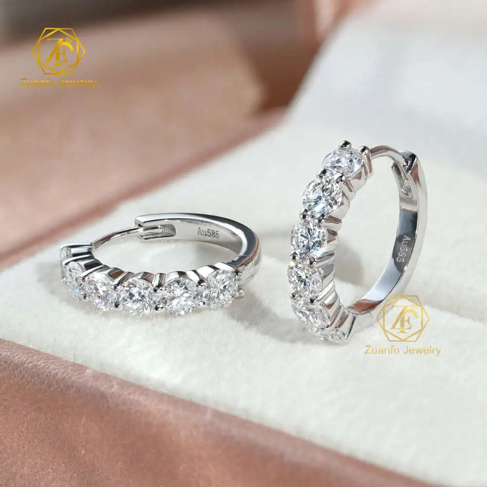 

Серьги-кольца из настоящего золота, модные серьги-кольца 3 мм в лабораторном стиле Huggies, серьги из твердого золота 14 к