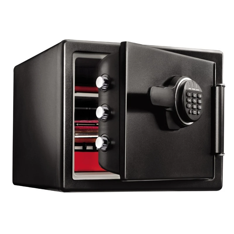 

Modern light luxury fireproof box, home office jewelry storage, electronic anti-theft small