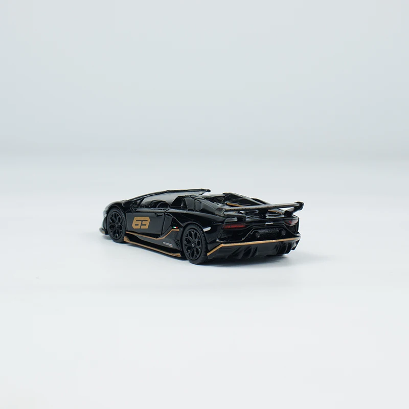 MINIGT 1:64 รถรุ่น Lambor Aventador SVJ 63 Roadster Alloy Die-Cast กีฬารถ # 803