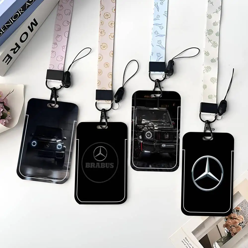 

Держатель для ID-карт B-BRABUS A-A-Amg с ремешком на шею, подвеска, держатель для бейджей, шнурок-брелок, чехол для рабочего пропуска, подарок