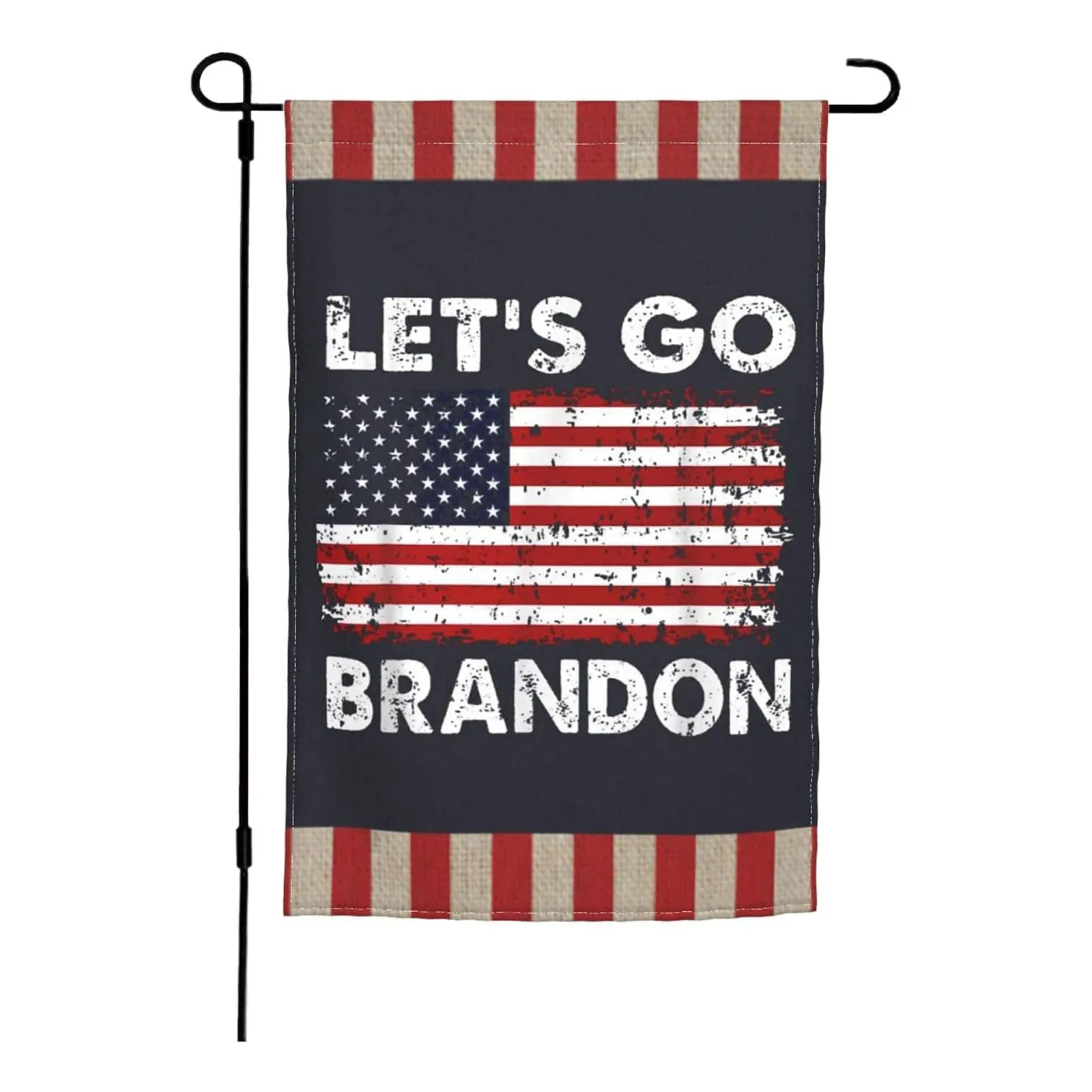 Patriotic Flag Banner Let'S Go Brandon American Usa Outdoor Decor Garden Yard Sign 2026 Political Ornament Outdoor Decor Yard T1