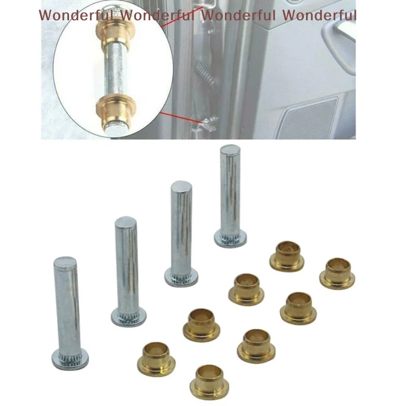 Car Door Hinge Pins Bushing Repair Kit Wear Resistant High Strength Replacement Fits 97-05  Navara Accessories