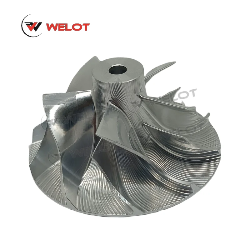 

GT2260V MFS billet Turbo compressor wheel 742417 753392 742417-0001 For BMW X5 3.0D E53 160Kw 218HP M57N 11657791046 7791044F