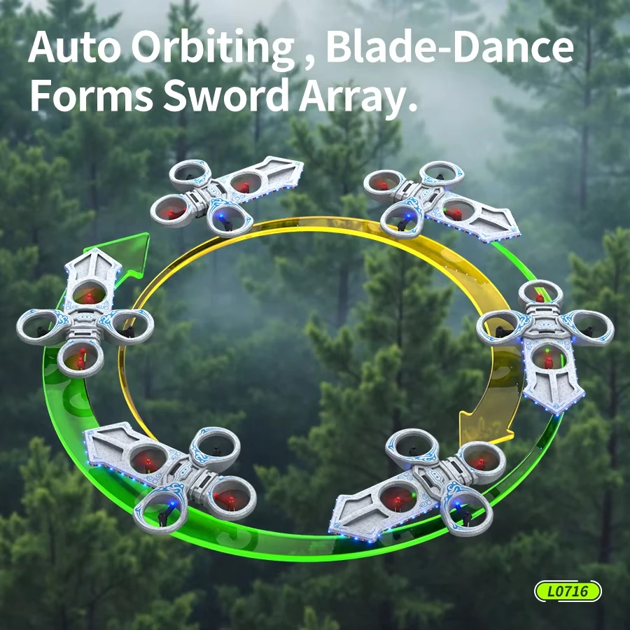 2.4G RC 플라잉 소드 - EPP 폼, 360 °   턴블링 및 서클링, 다채로운 LED, 어린이를 위한 원격 제어 쿼드콥터 비행 장난감