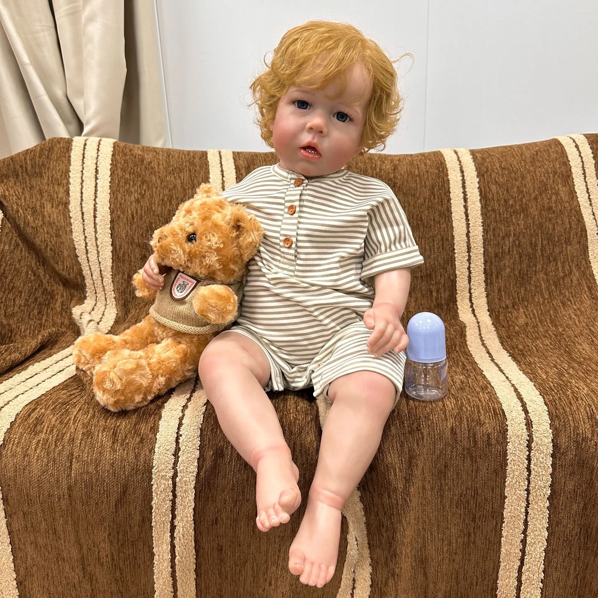 Poupée bébé Reborn réaliste 70cm, Simulation 3D de haute couleur Liam 2025, nouveau modèle, cadeau d'anniversaire pour filles, cadeau et compagnon