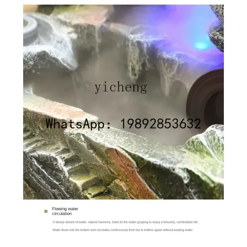 

Фонтан-горка X7 в стиле фэн-шуй для офиса и гостиной, приносящий удачу, ландшафтный декор