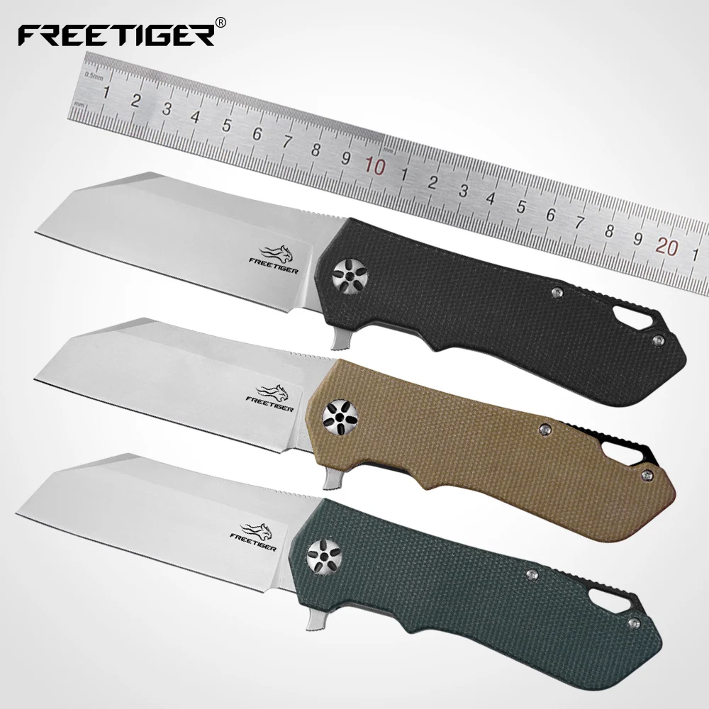 

FREETIGER D2 Стальной складной нож Micarta EDC Карманный нож Мультитул для выживания для охоты Кемпинг Тактический ручной инструмент FT943